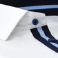 Premium White Formal Shirt with Contrast Placket