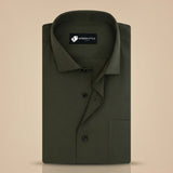 Aspen Seaweed Green Formal Shirt for Men