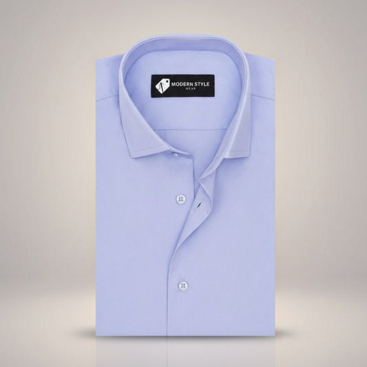 Ice Blue Formal Shirt for Men