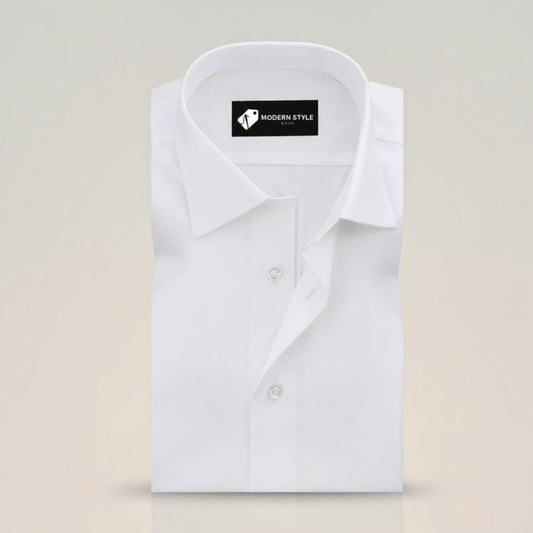 White Classic Formal Shirt for Men