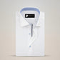 White Contrast Collar Formal Shirt for Men