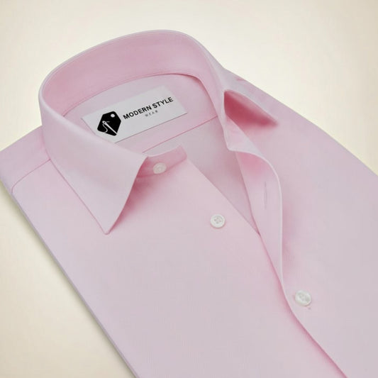 Blush Pink Formal Dress Shirt for Men