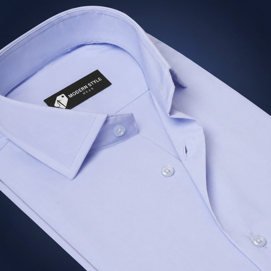 Ice Blue Formal Shirt for Men