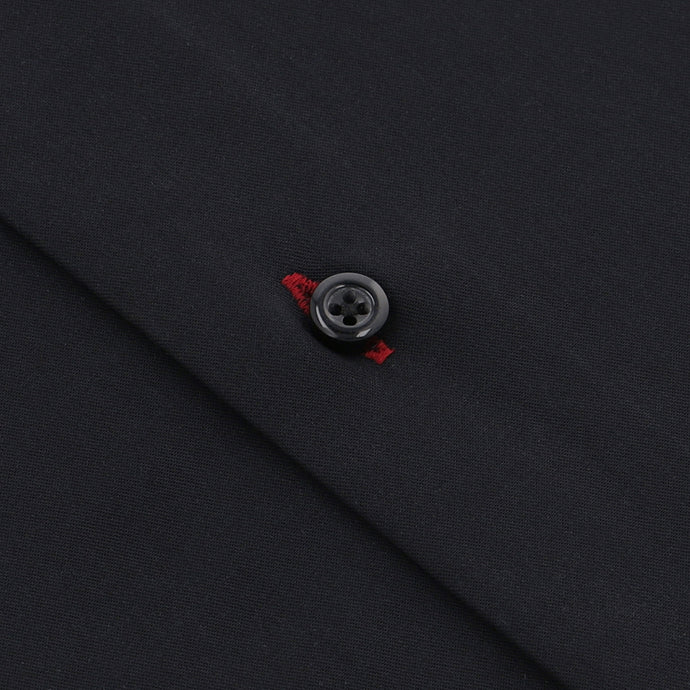 Premium Black With Red Inlay Casual Shirt
