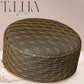 Talha Hard Koofi - Premium Embroidered Islamic Prayer Cap