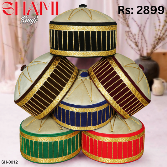 Men’s Premium Muslim Shami Cap SH-0012