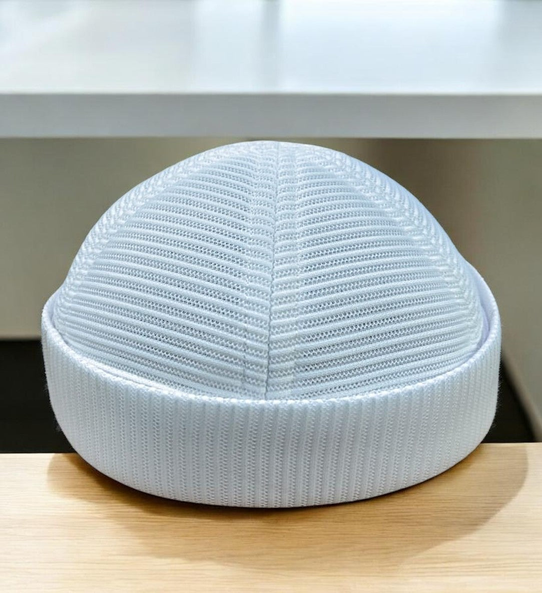 Muslim Brimless Mesh Prayer Koofi Hat For Mens