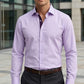 Light Purple Formal Shirt with Inlay Contrast