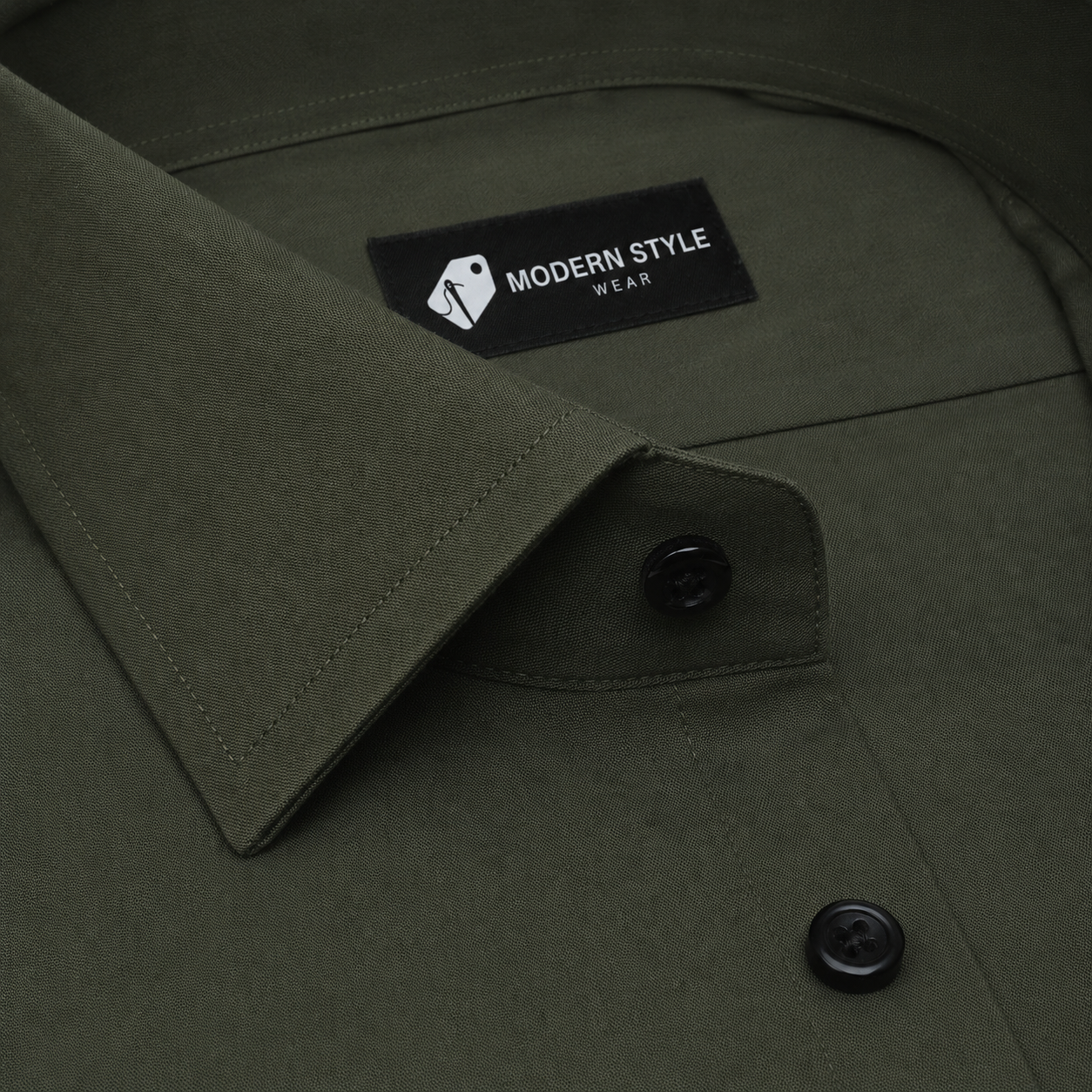Aspen Seaweed Green Formal Shirt for Men