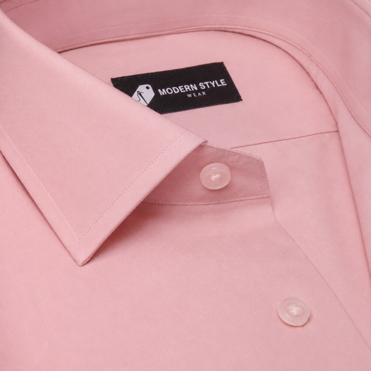 Rose Gold Pink Formal Shirt for Men